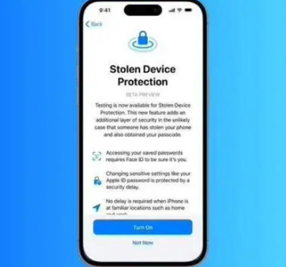 徐闻苹果授权维修店分享被盗设备保护功能开启方法 