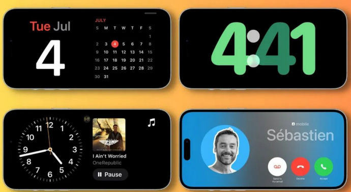 徐闻苹果手机维修分享iOS17横屏充电待机显示有什么好处 