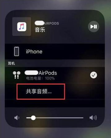 徐闻苹果14音频维修点分享iPhone14音频共享设置方法 