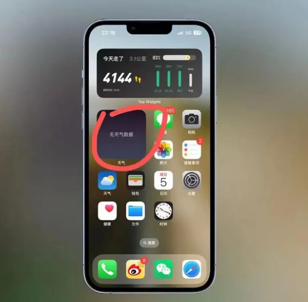 徐闻苹果手机维修分享:iOS16主屏幕天气小组件无法正常工作怎么办？ 