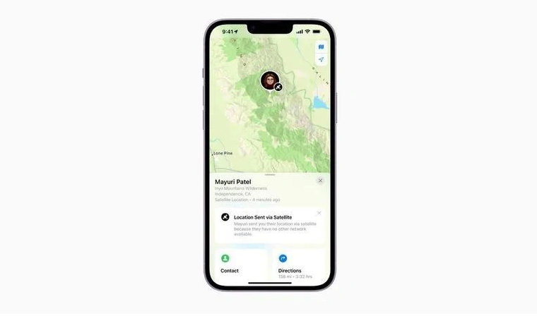 徐闻苹果14维修分享iPhone14系列中 FindMy功能通过卫星分享位置方法教程 