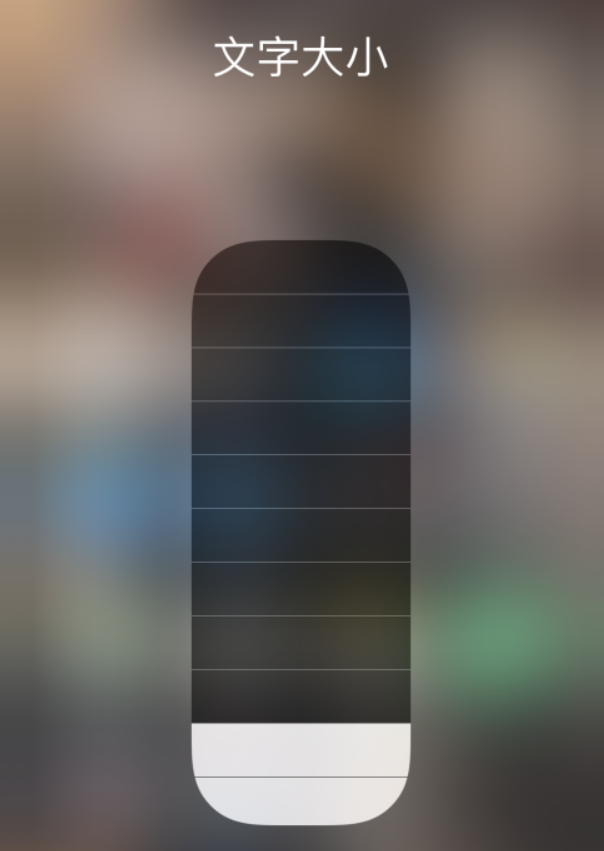 徐闻苹果手机维修分享小技巧：在 iPhone 控制中心快速调节字体大小 