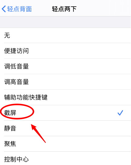 徐闻苹果手机维修分享iPhone12如何启用双击截屏 